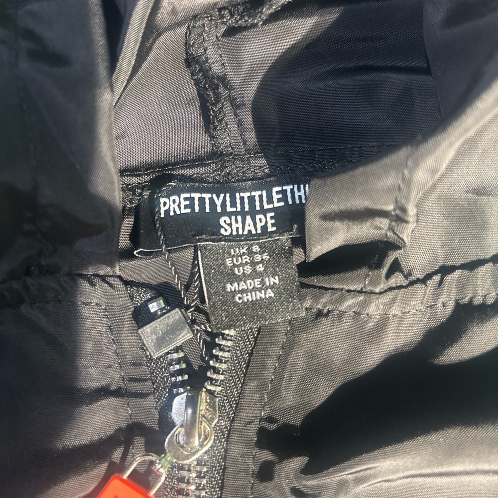 NWT PrettyLittleThing Shape Rare Varsity Shell Contrast Tracksuit Set Woman Sz S - Picture 7 of 16